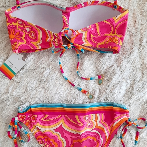 NWT Trina Turk 25th Anniversary Sunrise Bikini - Picture 8 of 13